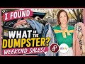 Reseller Life: Storytime + Dumpster Finds + Weekend Sales Breakdown 💰