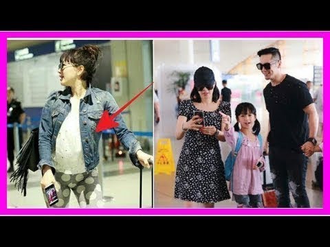 46歲鍾麗緹現身機場遭偷拍「小腹隆起」！才剛宣告「要為老公拼第4胎」的她....這對也太恩愛了！