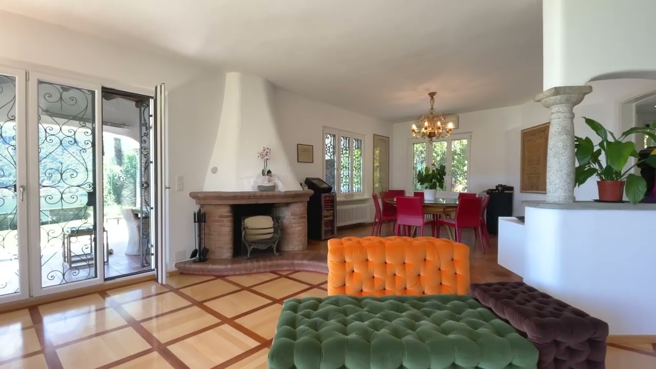 Villa con ampio giardino, vista spettacolare sul Lago di Lugano in vendita a Lugano (WELUG1060)