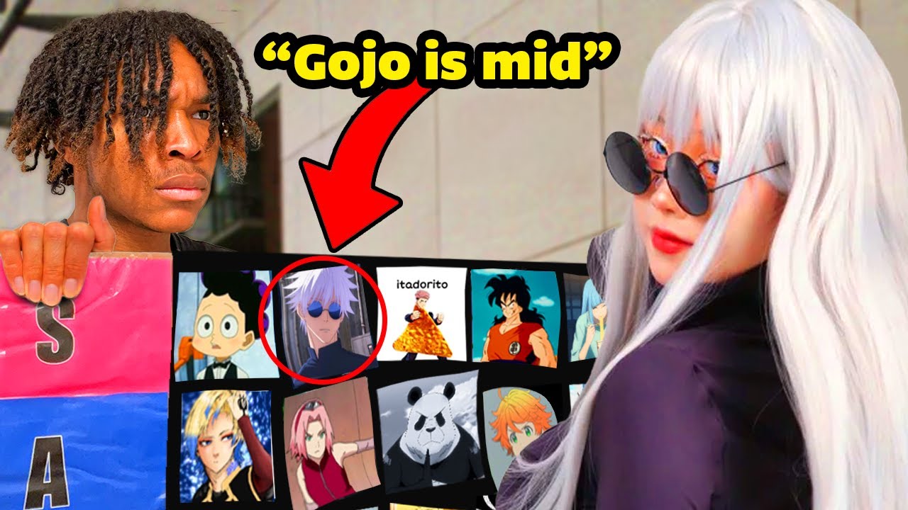 I Asked 100 Anime Fans to make an Anime Characters Tierlist