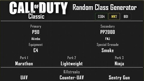 MW2 - Favela Domination (14-10) Random Class Generator #232 [2022]