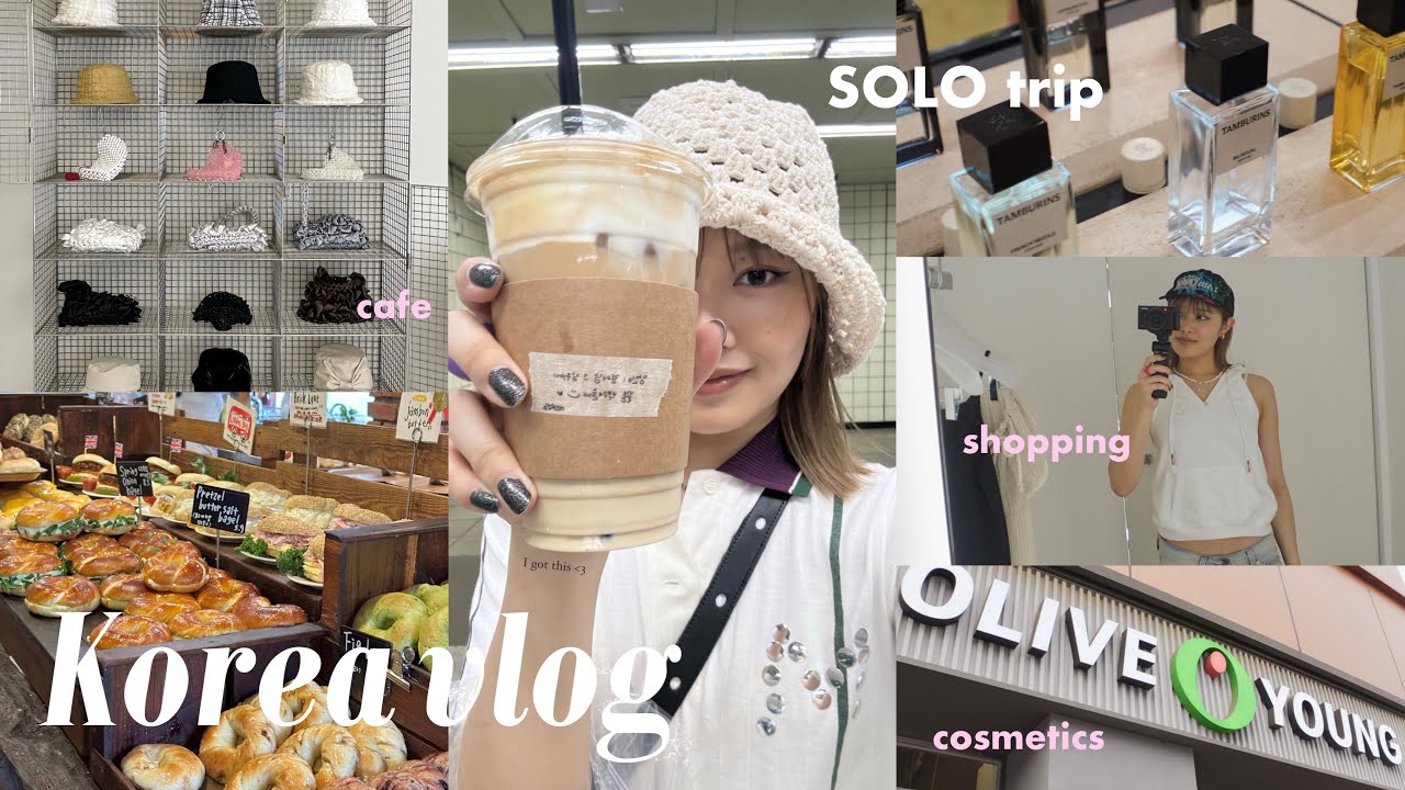 【Vlog】一人旅が楽しすぎて完全に食べ過ぎ&買いすぎな４日間 | カフェ, ショッピング, 朝活, オリヤン