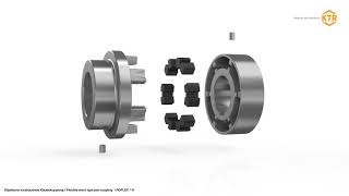 ROFLEX® N torsionally flexible, failsafe shaft coupling | KTR Systems