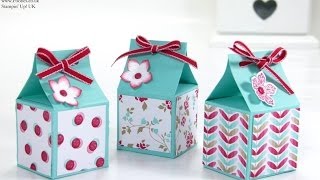SPRINGWATCH Pinch Closure Mini Balm Box Tutorial by Stampin' Up! UK Independent Demonstrator Pootles