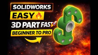 SolidWorks 3D Model Tutorial | SolidWorks Beginner Tutorial Step by Step