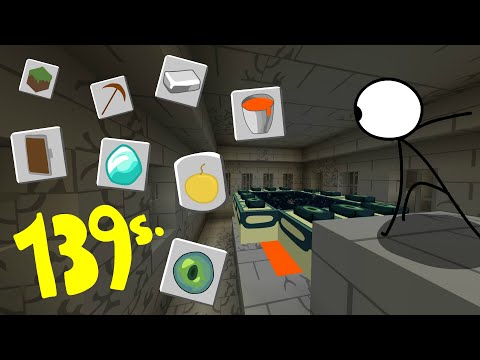 "Minecraft" Advancements in 139 Seconds (Minecraft Animation)