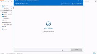How to apply Azure Information Protection labels to documents screenshot 4