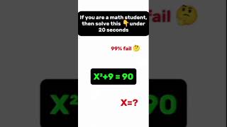 If you are a math student then solve this problem under 20 seconds 🤔 || #maths #problem #shorts