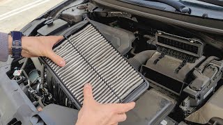 Hyundai Sonata (2015-2019): 2.0L Engine Air Filter Replacement.