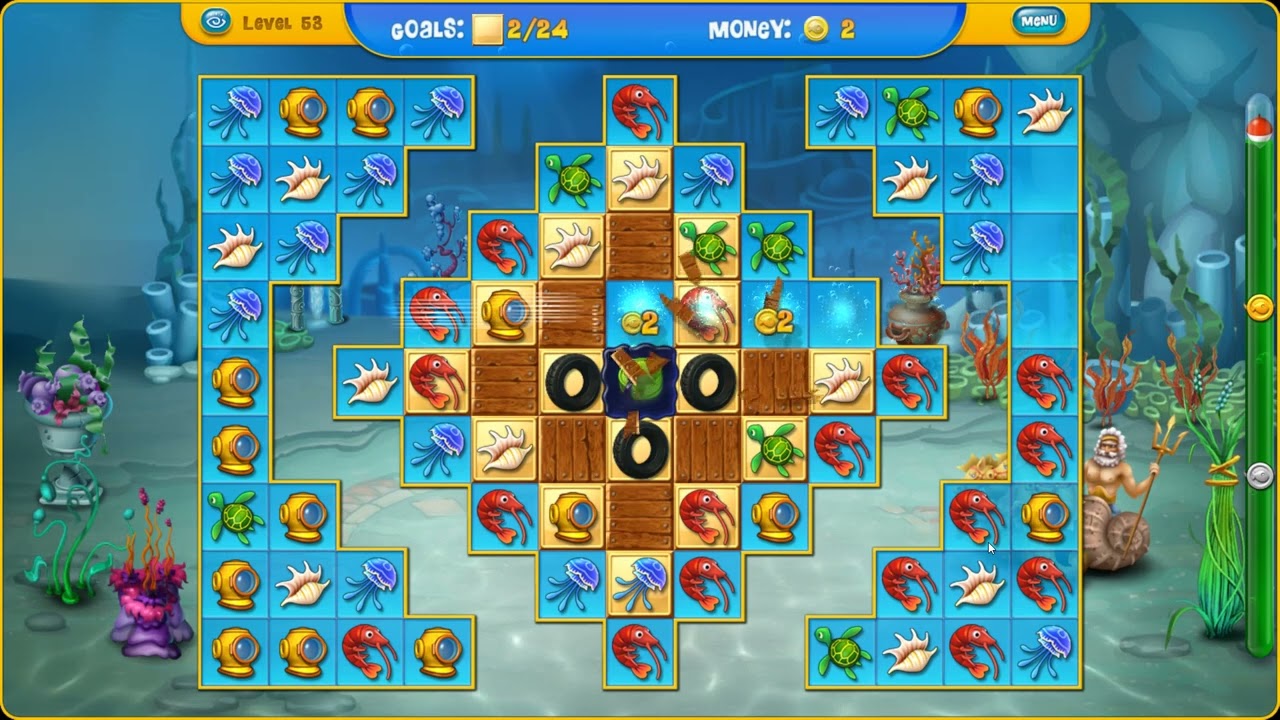 Fishdom Depths of Time CE Bonus Levels #3: Level 48 to Level 84