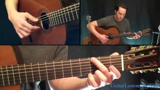 Classical Gas Guitar Lesson - Mason Williams - Part Four