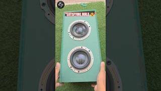 DIY Speaker Box 🔊 | Hyperlapse Build Satisfaction 🔥 #Hyperlapse #DIYAudio #BassBox