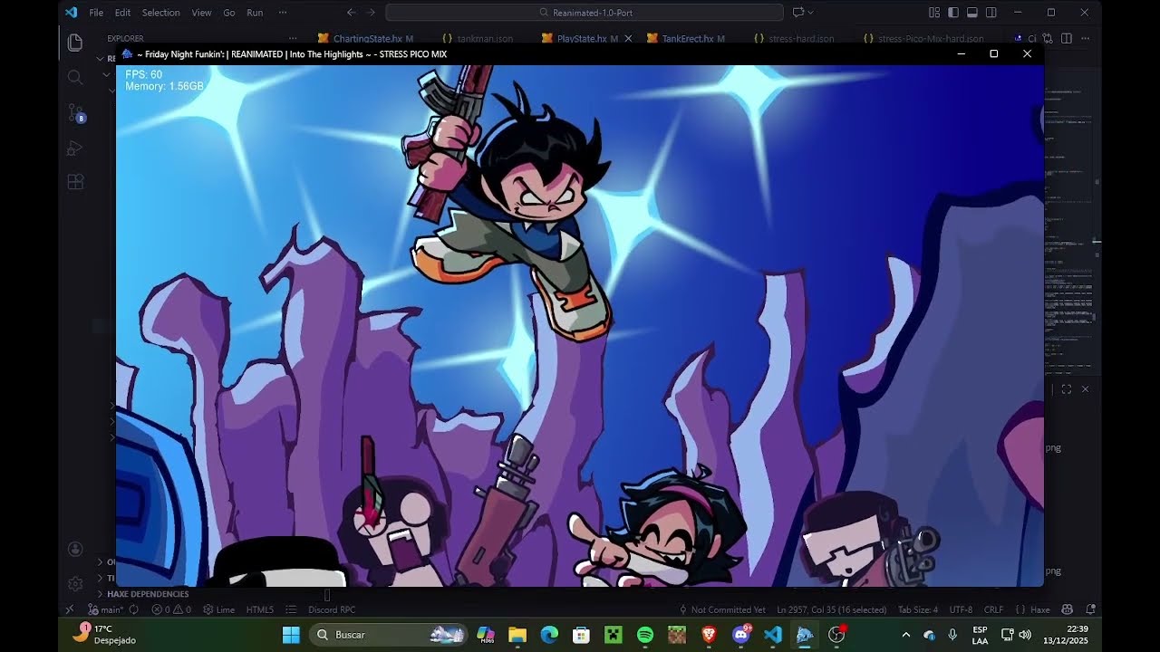 Stress Pico Mix || FNF Reanimated