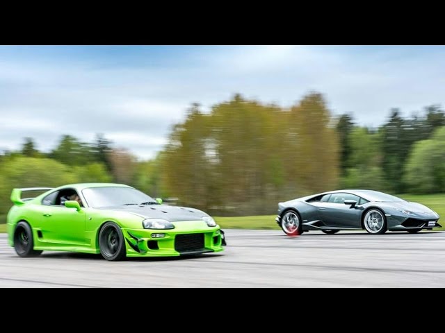 4k] Supra 1000+ HP vs Lamborghini Huracán LP610-4 - YouTube