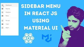 how to create sidebar in react js using material ui (part 1)