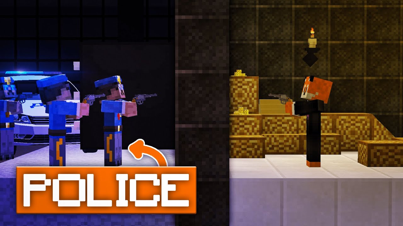 24H Pour ÉCHAPPER à la POLICE Sur Minecraft !