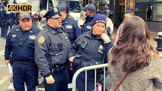 The Last Day Of 2021 In New York City - Walk 8th Avenue NYC - Manhattan Walking Tour 4k