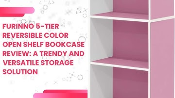 Furinno 5-Tier Reversible Color Open Shelf Bookcase Review: A Trendy and Versatile Storage Solution