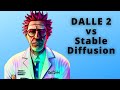 DALL E 2 vs Stable Diffusion for AI-generated Art - Let the Best Model Win