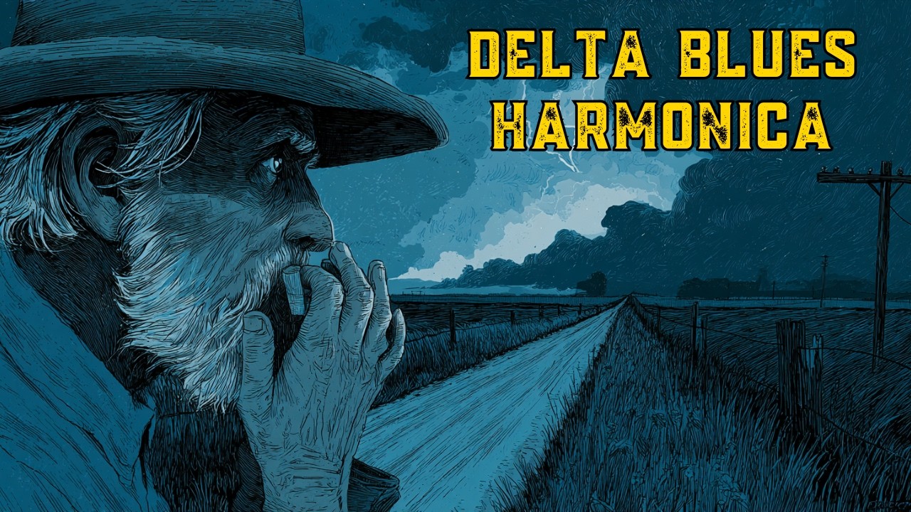 Relaxing Harmonica Blues Instrumental For Study and Sleep| Mississippi Delta Root | Vol 19