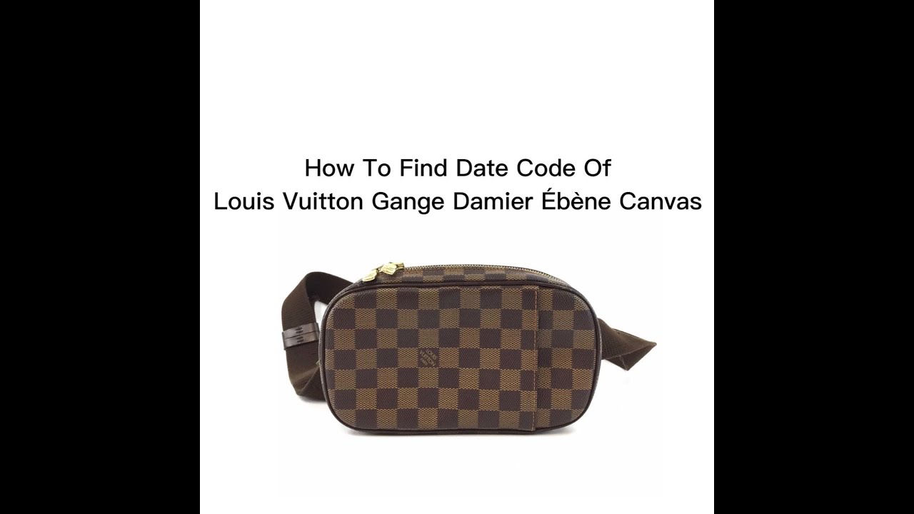 Date Code & Stamp] Louis Vuitton Belmont Damier Ebene Canvas