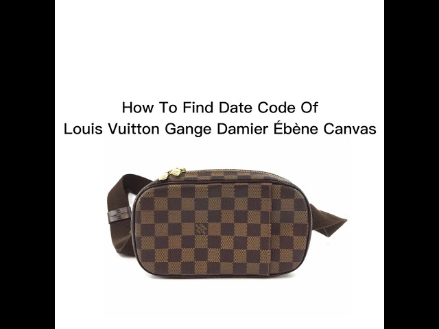 Date Code & Stamp] Louis Vuitton Ipanema Pochette Damier Ebene Canvas