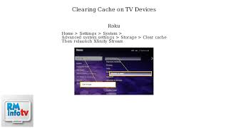 كيفية مسح ذاكرة التخزين المؤقت لتطبيق Xfinity Stream - على نظامي iOS وAndroid والتلفزيون screenshot 4