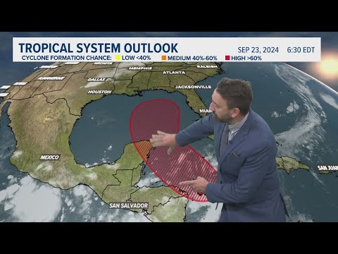 Tracking the tropics: Watching a system in the Gulf - YouTube