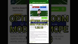 OPTIFINE ZOOM MOD FOR MCPE 1.20.13 #minecraft screenshot 3