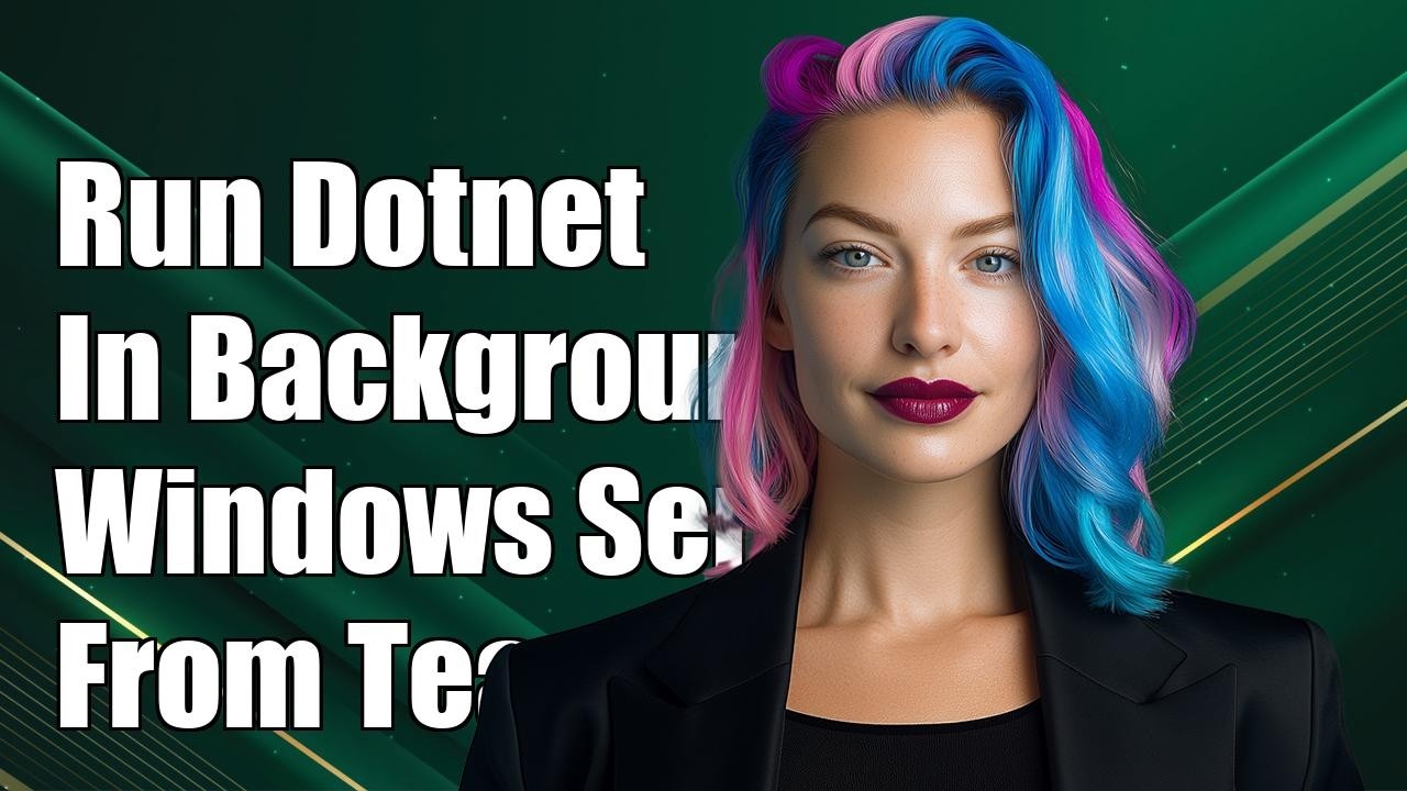 How to run Dotnet run in background on windows server from Teamcity ...