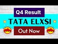 Tata elxsi q4 results  tata elxsi q4 results 2024  tata elxsi share latest news  tata elxsi share