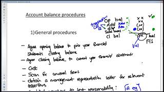 Details AUE3702׃ Template for Substantive Procedures of an account balance Guide