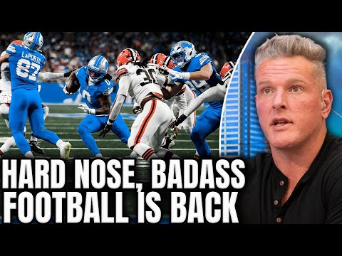 Thumbnail for Hard Nose, Badass Football Is All The Way Back In The NFL | Pat McAfee Show