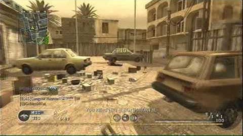 Call of Duty 4: Team Deathmatch 13 on Backlot(M60 Gameplay/Commentary)