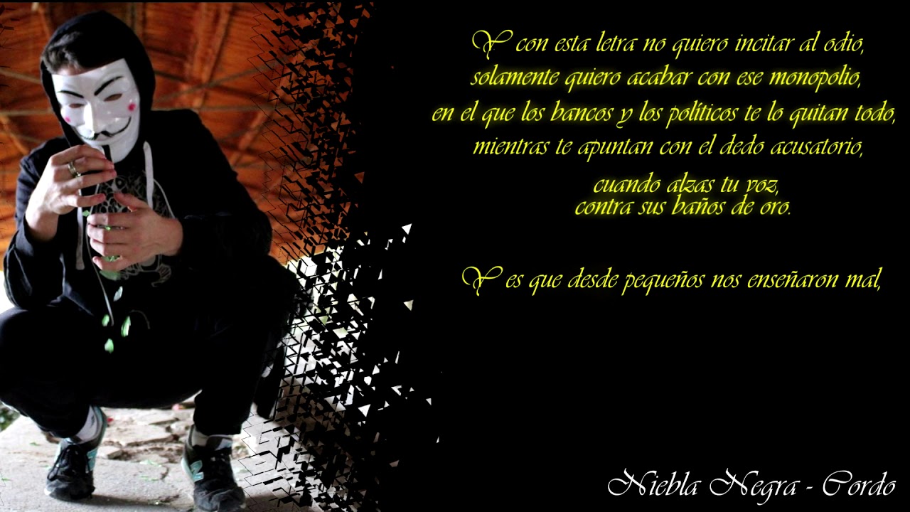 Niebla Negra Video lyric - Cordo
