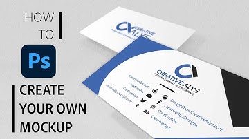 Create Your Own Business Card PSD Mockup | Photoshop Tutorial