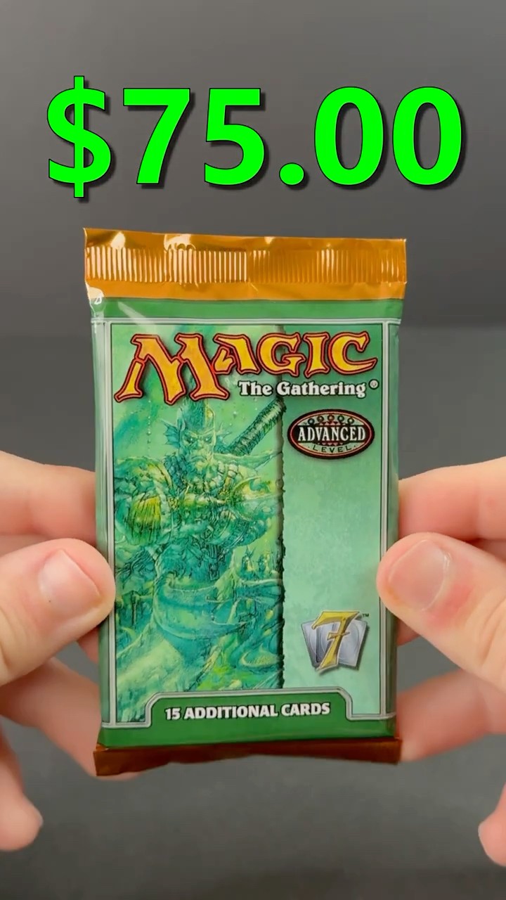 Opening a 7th Edition Booster Pack from 2001 #mtg