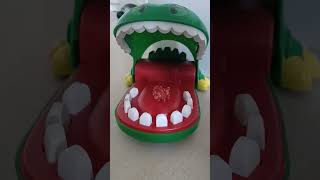 CROCODILE 🐊DENTIST EATING SMALL LION TOYS #asmr #toys #fun #game #video #trending #youtubeshorts