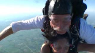 Amy's Tandem Skydive 2010