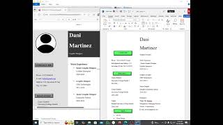 Dani Martinaz CV screenshot 4