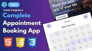 Free & Easy Booking Calendar | Vanilla Javascript