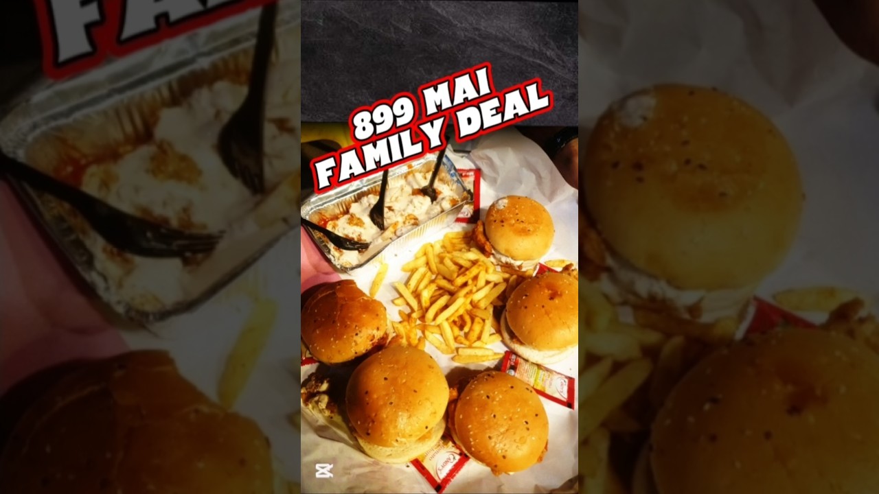 Cheapest Fast Food Deal in Karachi 🍕Zinger Burger 