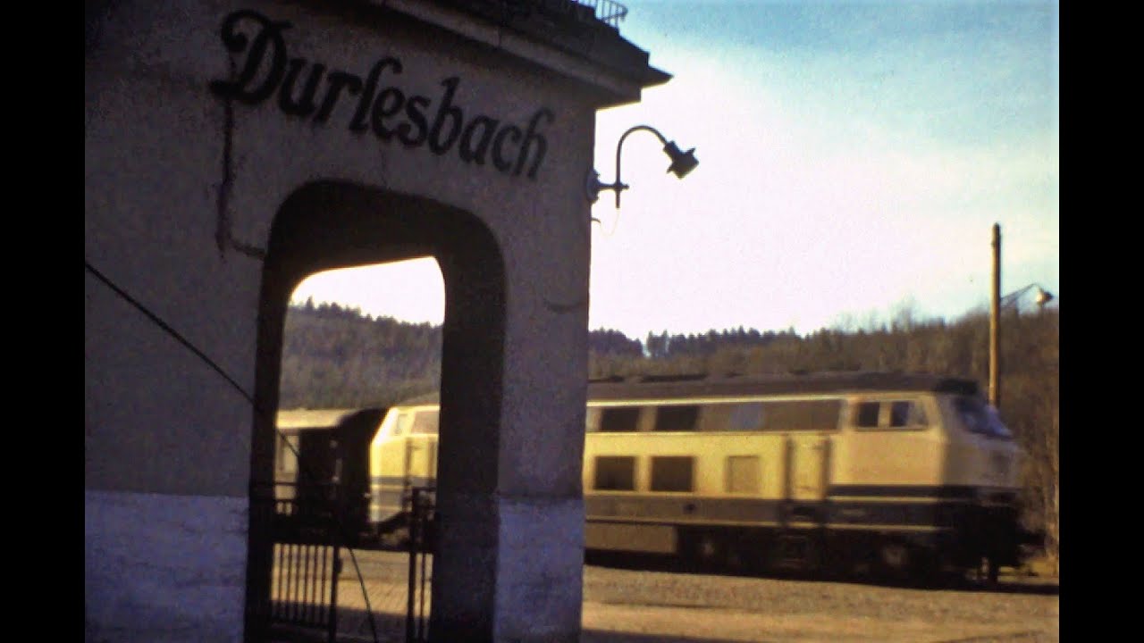 Rund um den Bahnhof Durlesbach 1984 - Super 8 Film