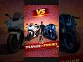 TVS APACHE vs TRON BIKE ⚡ #viralvideo #indianbikesd #challenge#shortsfeed #trending #viralposts #gta