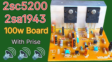 100w 5200 1943 Audio Amplifier Board Prise 