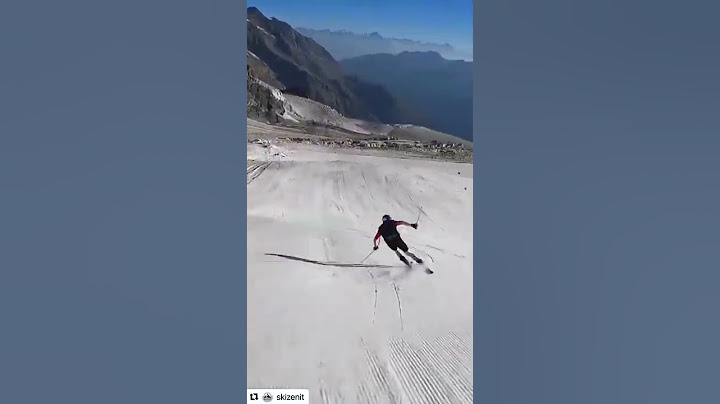 Marco Odermatt of Switzerland summer skiing at Saas-Fee glacier alpine world cup skier via ski Zenit