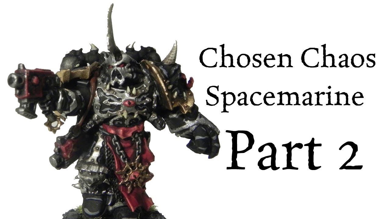 How to paint Chaos Chosen Space Marines from the Black legion ...