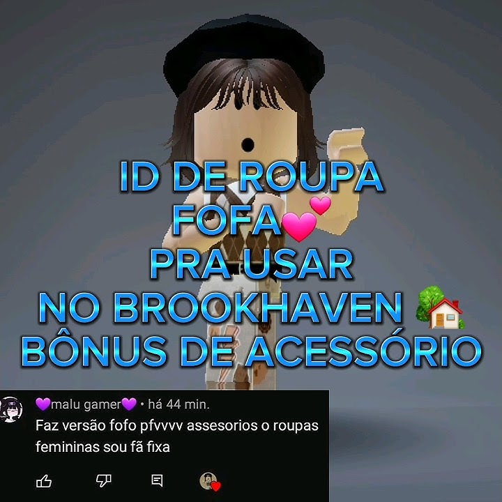 IDs de cabelos no Brookhaven #brookhaven#roblox #brokhavenrp  #brookhavenroleplay#roblux #robloxedit 