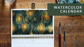 Try Something New | Learn How To Paint Abstract Fireflies Using the Wet-on-Wet Watercolor Technique