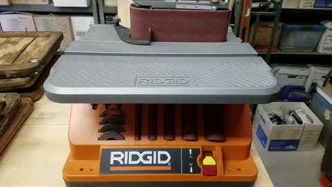 Rigid EB4424 Oscillating Edge Belt / Spindle Sander won